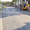 Continuă lucrările de asfaltare pe bulevardul Mamaia, între strada Mihai Viteazu și bulevardul Tomis