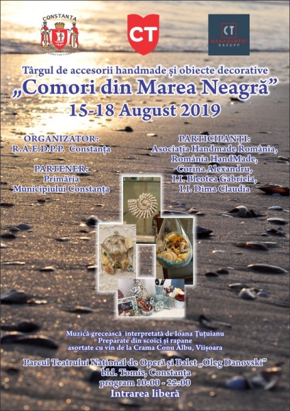 Creații cu tematică marină, la târgul de produse handmade -Comori din Marea Neagră-