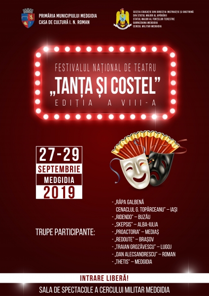 Festivalul Național de teatru  -Tanța și Costel – aproape de start