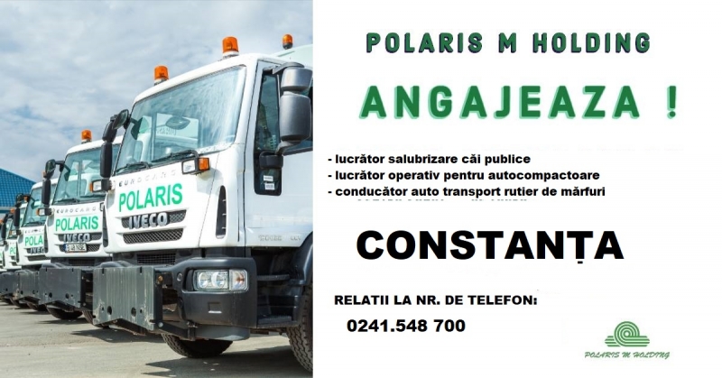 CONSTANȚA: POLARIS M HOLDING angajează!