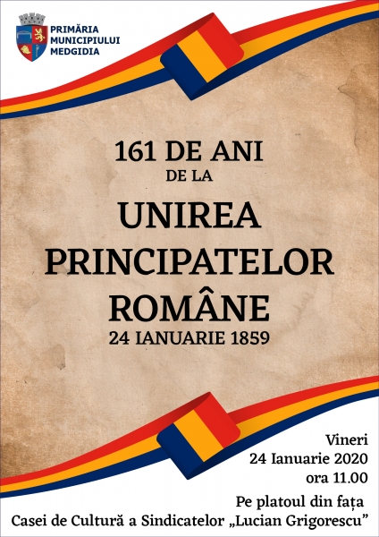 Să sărbătorim Unirea Principatelor Române!
