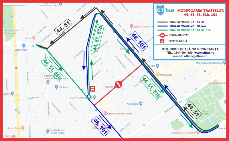 Atenție, șoferi! 7 artere rutiere din municipiu își schimbă regimul de circulație