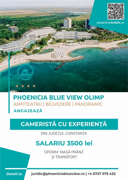 Vrei să lucrezi la Phoenicia Blue View?