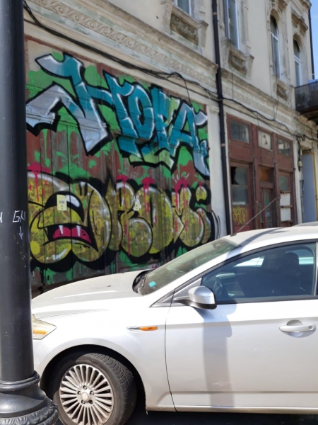 RAEDPP Constanța acționează în permanență pentru îndepărtarea desenelor grafitti de pe clădiri