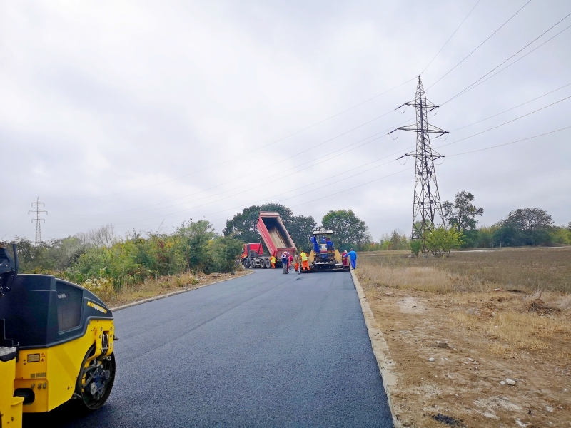 Au fost finalizate lucrările de asfaltare a drumului de acces către Baza Aeromedicală SMURD Constanța