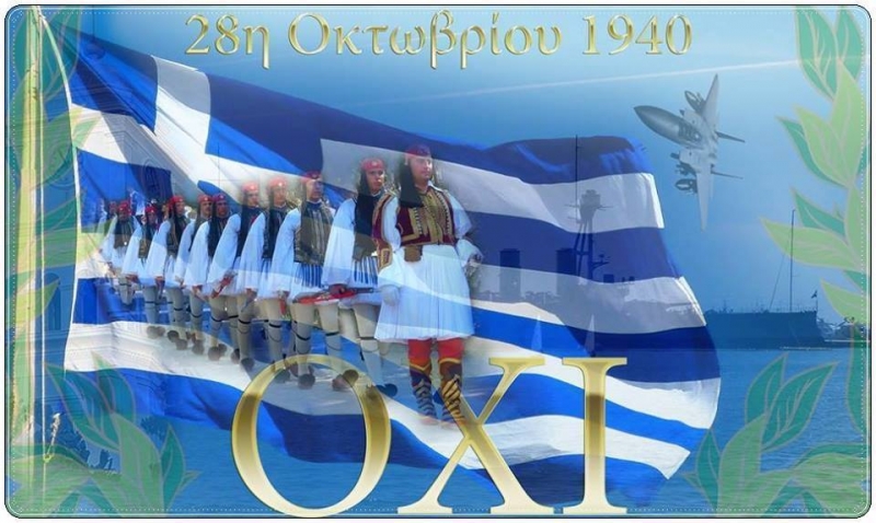 Pe data de 28 Octombrie Republica Elenă sărbătorește Ziua marelui NU