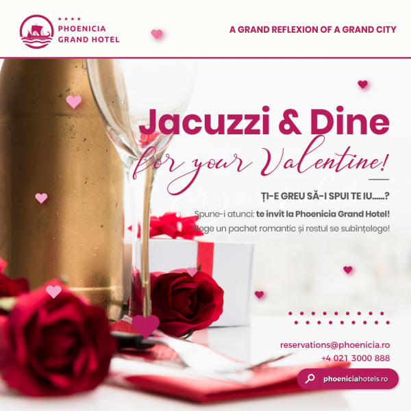 Alege Phoenicia Grand Hotel pentru răsfățul tău grandios de Valentine's Day!