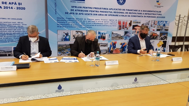 RAJA continuă programul de modernizare și dezvoltare a sistemelor de alimentare cu apă și de colectare-tratare a apei uzate din județul Constanța