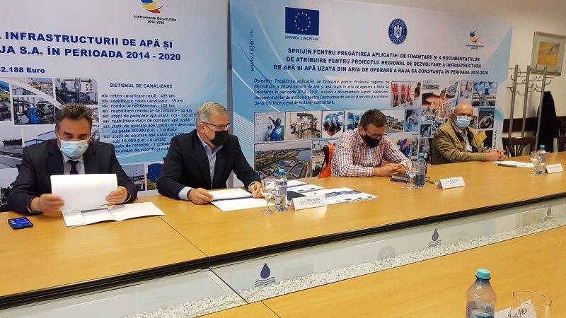 Investițiile cu fonduri europene în infrastructura de apă 
și apă uzată din județul Constanța continuă în ritm ascendent