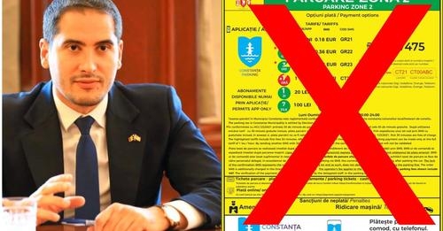 Costin Răsăuțeanu:  Parcarea cu plată în Zona 2 din municipiul Constanța trebuie eliminată din Regulamentul Parcărilor!