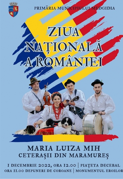 Ziua Națională a României, sărbătorită la Medgidia!