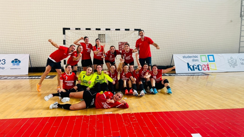Universitatea Ovidius din Constanța - campioană europeană universitară la handbal feminin în Muntenegru