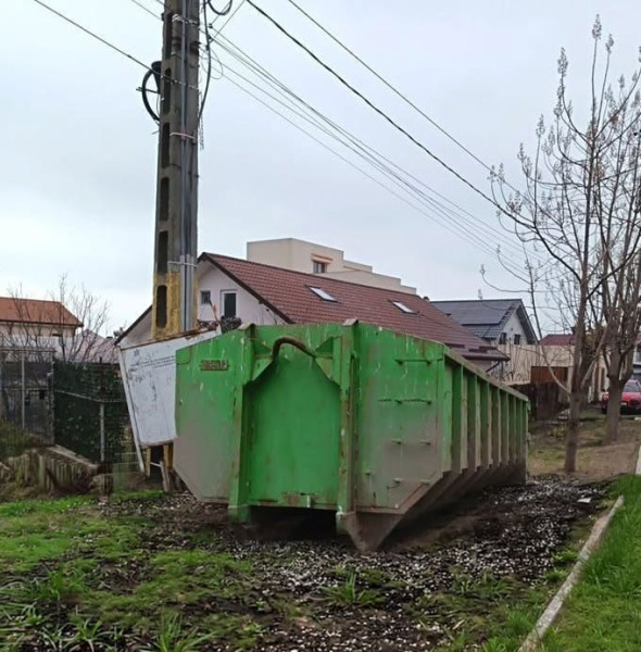 Containerul verde Polaris este pregătit pentru deșeurile tale voluminoase