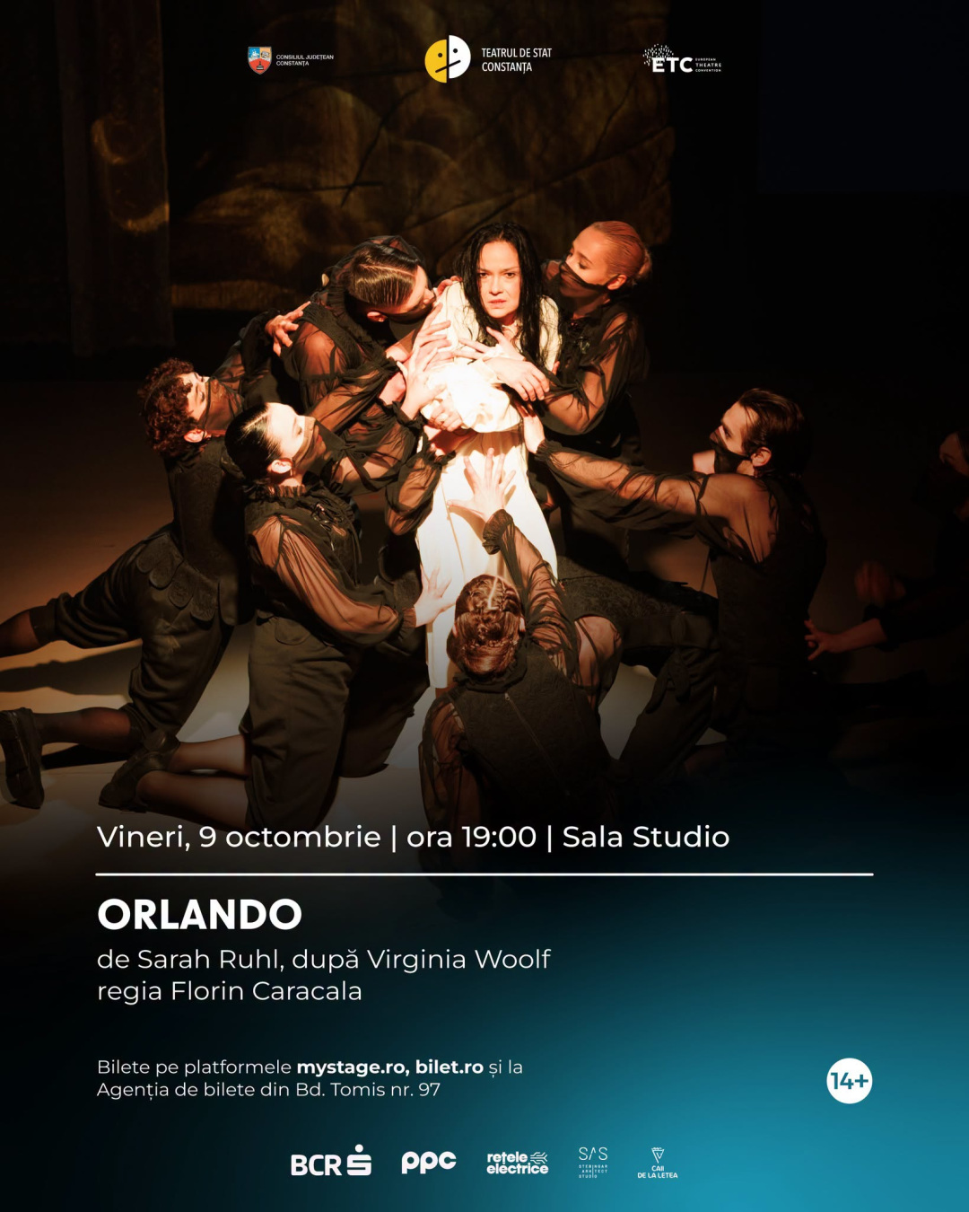 „Orlando” traversează secolele și se întoarce, în octombrie, pe scena Teatrului de Stat Constanța!
