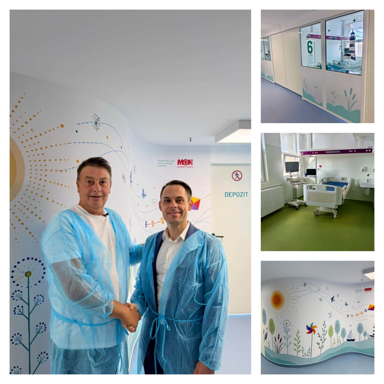 Continuă reabilitarea secției ATI Pediatrică a SCJU Constanța