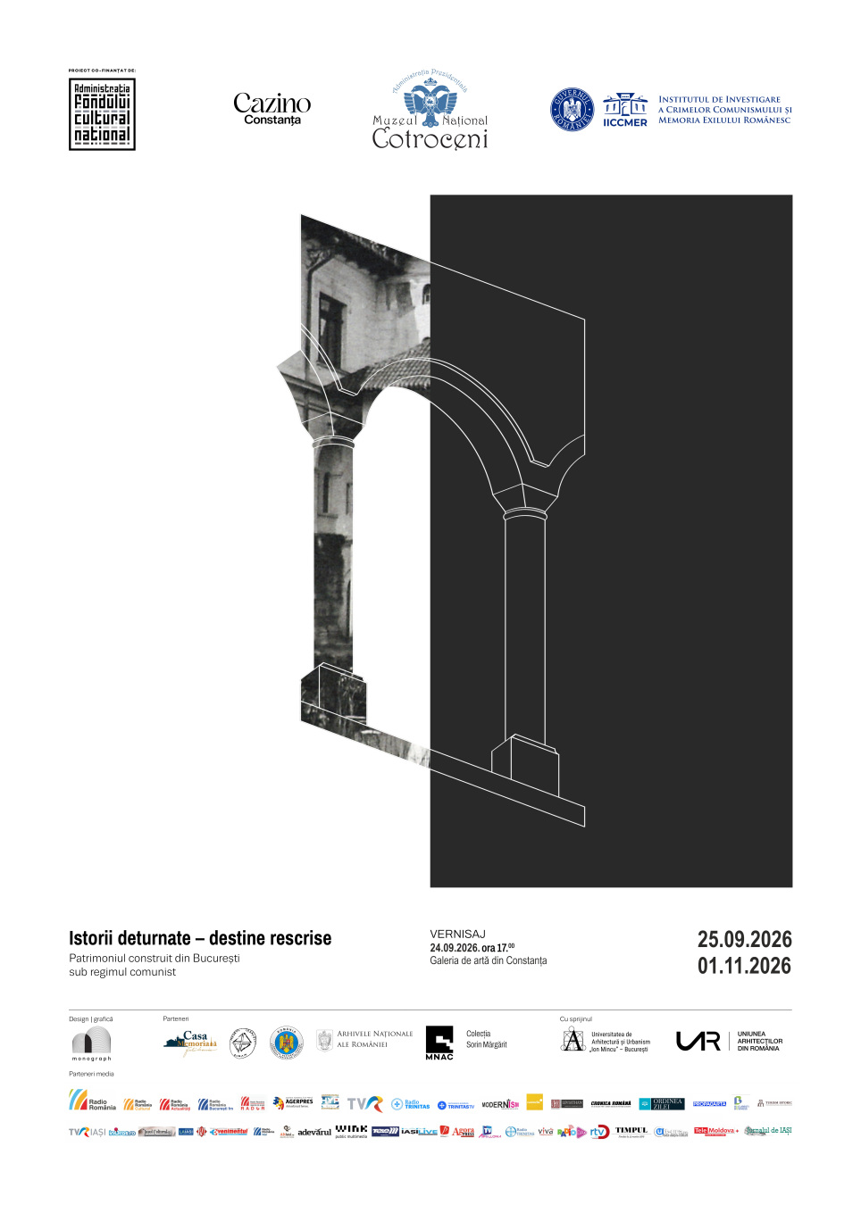 Expoziția „Istorii deturnate – destine rescrise. Patrimoniul construit din București sub regimul comunist”, prezentată la Constanța