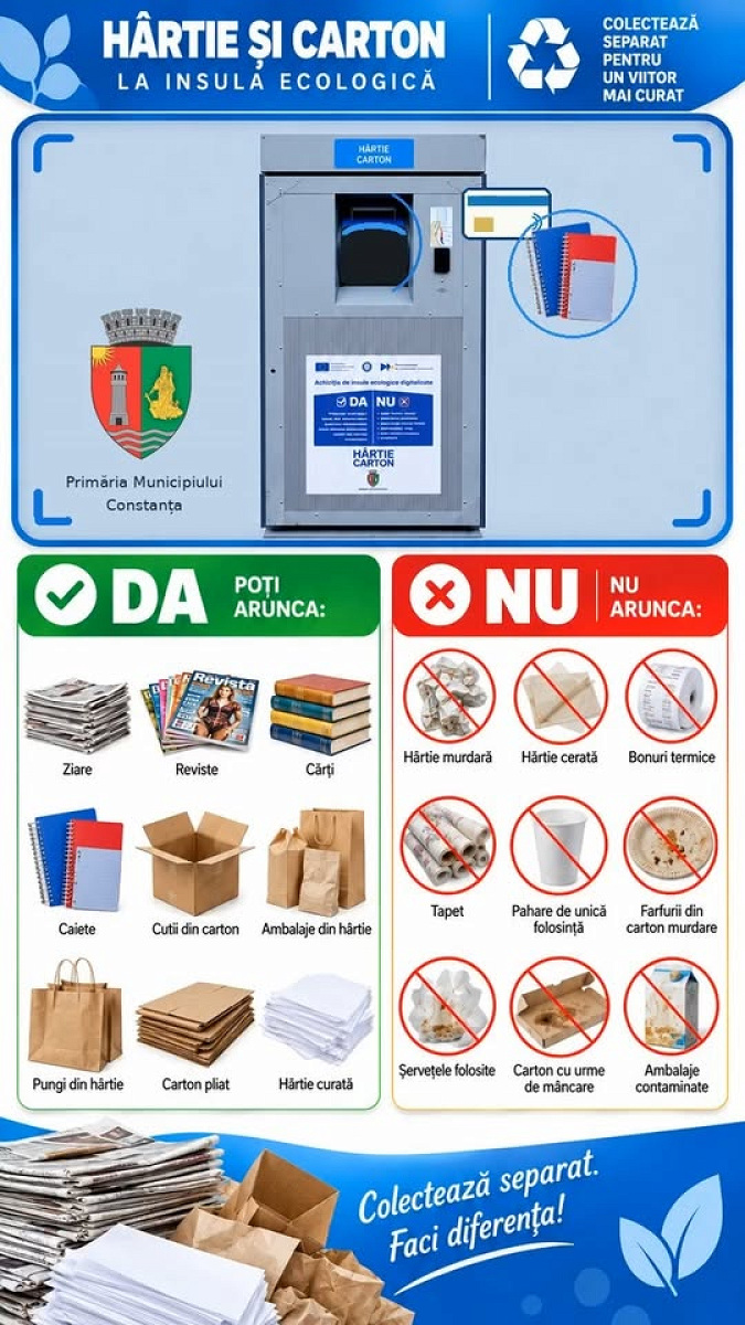 Colectează separat pentru un viitor curat!