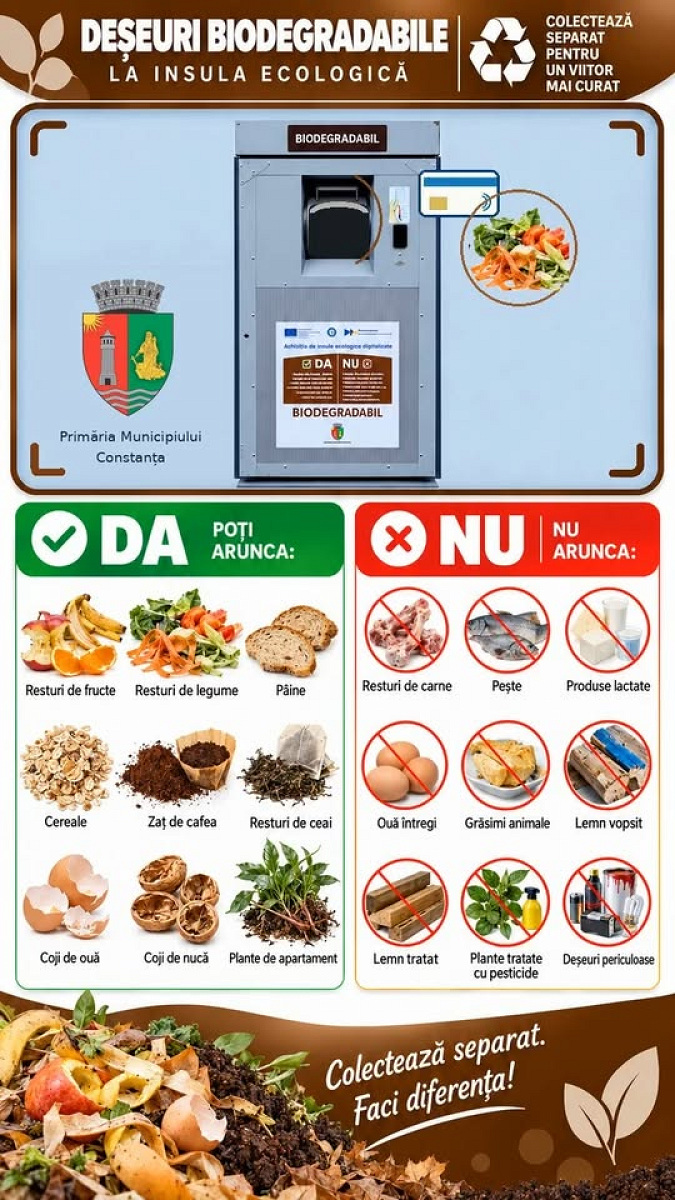 Un oraș mai curat începe cu un gest simplu: colectăm corect!