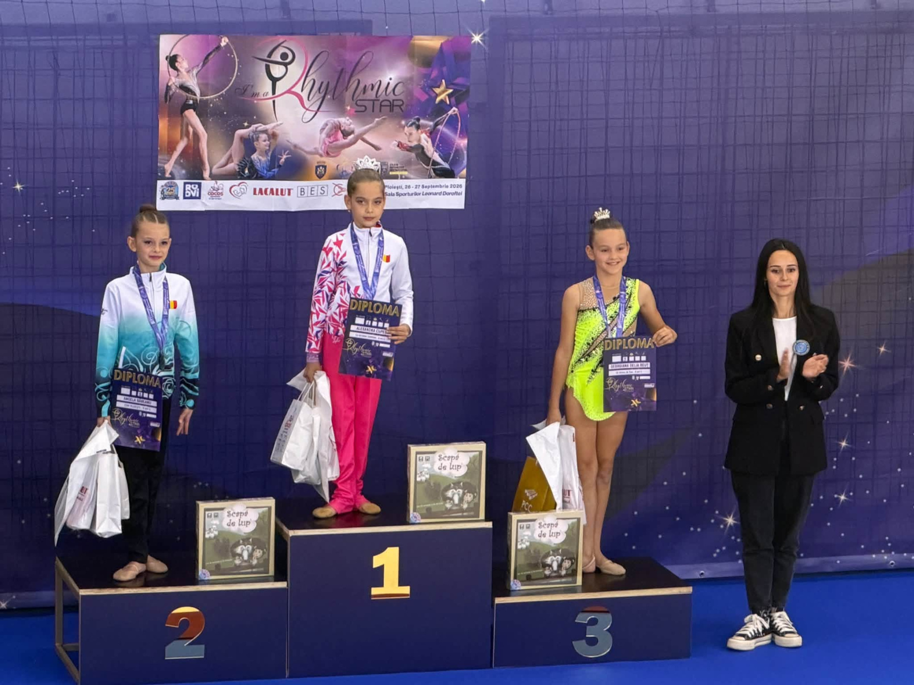 19 medalii pentru gimnastele C.S. “Victoria” Cumpăna la „Rhythmic Star” - Ploiești