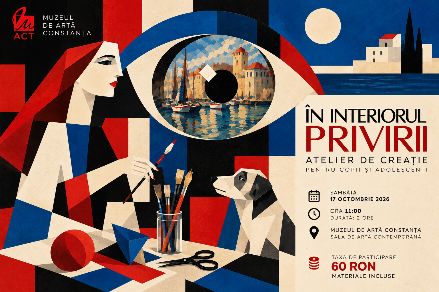 ÎN INTERIORUL PRIVIRII Atelier de creație pentru copii și adolescenți