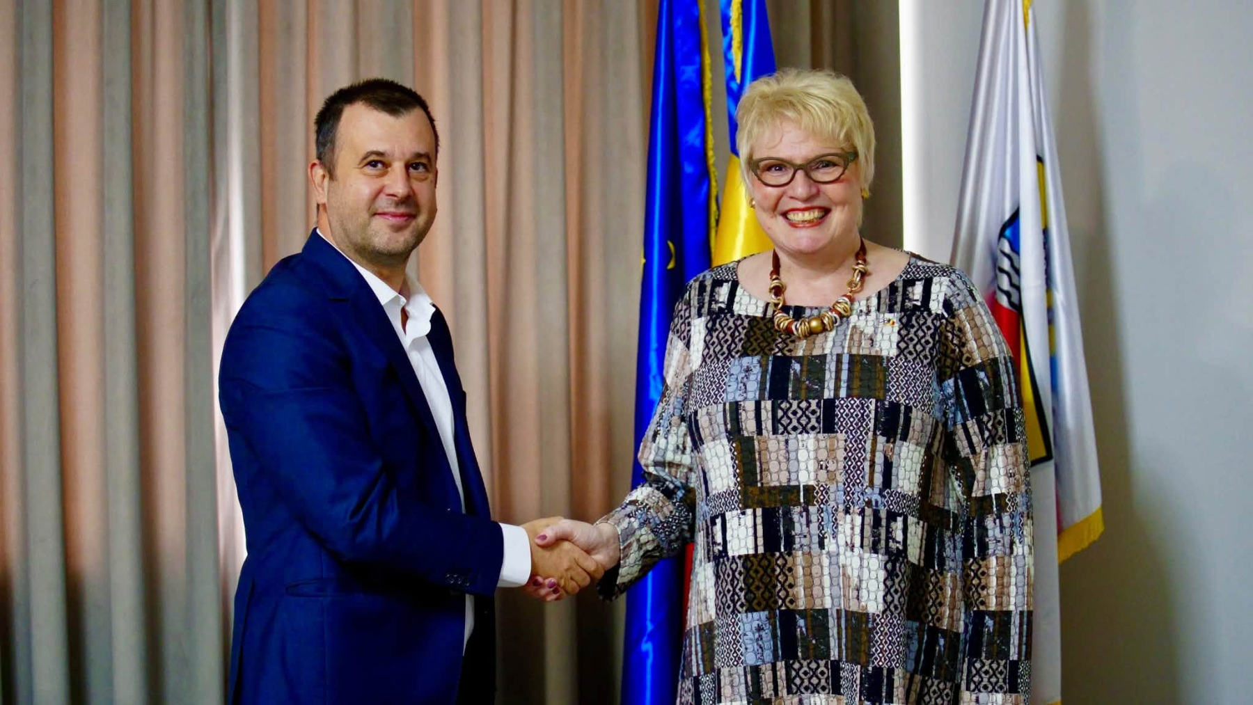 Constanța, deschisă colaborării cu Finlanda. Întrevedere între Răzvan Filipescu și ambasadoarea Leena Liukkonen