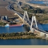 Podul peste canal din portul Constanța a fost inaugurat, dar nu va putea fi folosit de localnici