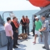 Președintele Traian Băsescu, în vizită pe nava amiral a Poliției de Frontieră