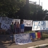Tinerii din Forţa Civică Constanţa susţin protestul lui Sorin Mihăilescu