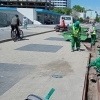 Echipele Polaris continuă lucrările de curățare a rigolelor din stațiunea Mamaia