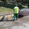 Acțiuni permanente pentru igienizarea și salubrizarea străzilor, trotuarelor, aleilor din parcuri