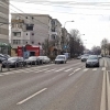 Trecere de pietoni cu scuar pe strada Soveja, în dreptul intersecției cu Intrarea Ion Alexandrescu