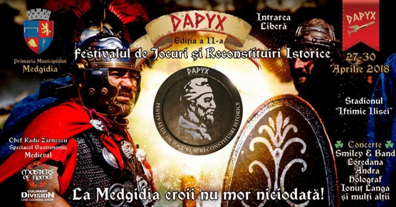 TOTUL despre Festivalul de Jocuri și Reconstituiri Istorice DAPYX Medgidia, ediția a II -a