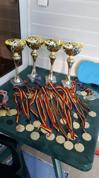 12 medalii la prima experiență competițională pentru micuții înotători ai CS Medgidia!