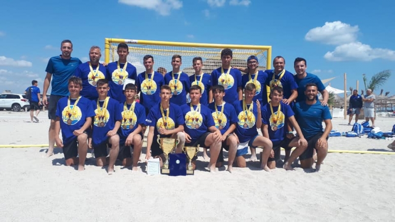 Clubul Sportiv Școlar Medgidia, premiat la Campionatul Național de Beach Handbal!