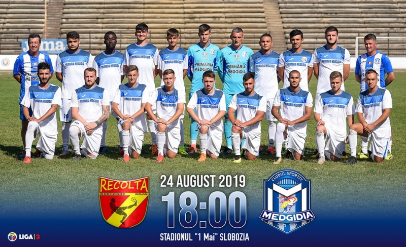 Fotbaliștii CS Medgidia vor disputa prima etapă în deplasare la Slobozia!