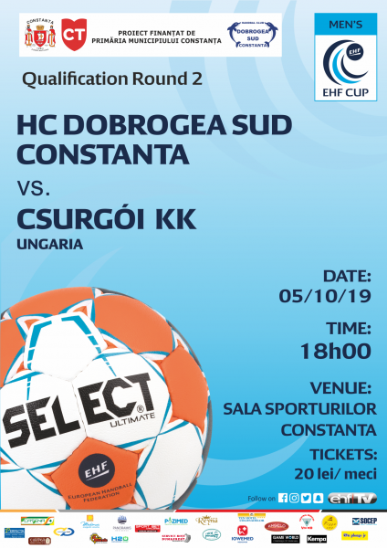 Măsuri de siguranță cu ocazia meciului dintre HC Dobrogea Sud Constanța și Csurgói KK Ungaria