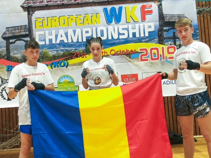 Luptătorii secției de KickBoxing prezenți la Campionatul European WKF