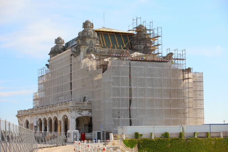 Lucrările de reparații la Cazinoul din Constanța continuă în ritm alert
