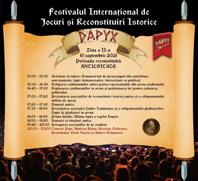 Festivalul de Jocuri și Reconstituiri Istorice - DAPYX, Medgidia 2021