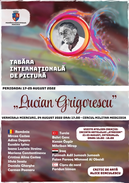 Cea de-a XVIII-a ediție a Taberei Internaționale de Pictură -Lucian Grigorescu- Medgidia 2022, se apropie de start
