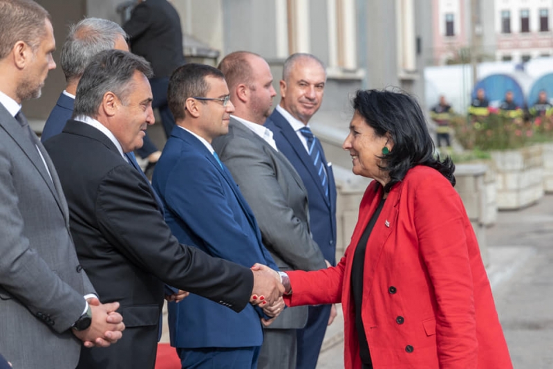 Președintele Georgiei, Salome Zourabichvili, în vizită la Constanța