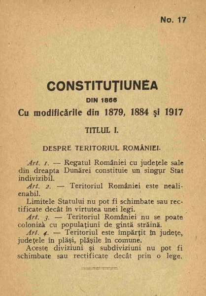 8 decembrie - Ziua Constituţiei României