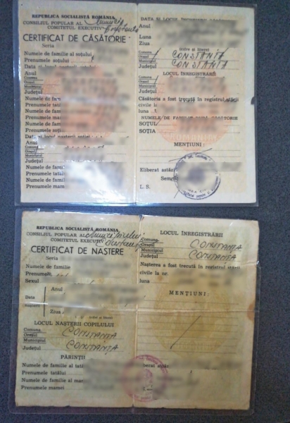 Atenție, constănțeni! Certificatele de stare civilă plastifiate, modificate sau completate fără drept sunt nule!