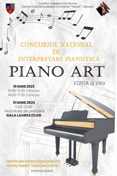 A început numărătoarea inversă pentru înscrierile la Concursul Național de Interpretare Pianistică „Piano Art”