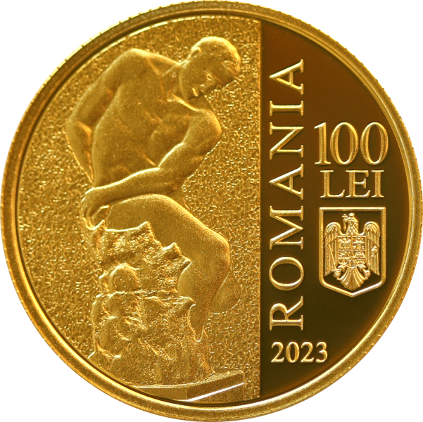 Banca Naţională a României va lansa în circuitul numismatic o monedă din aur cu tema 150 de ani de la nașterea lui Dimitrie Paciurea
