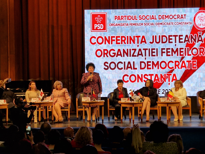 Sub sloganul „Muncim, luptăm, câștigăm!”  Mariana Gâju a fost reconfirmată în fruntea femeilor social democrate constănțene