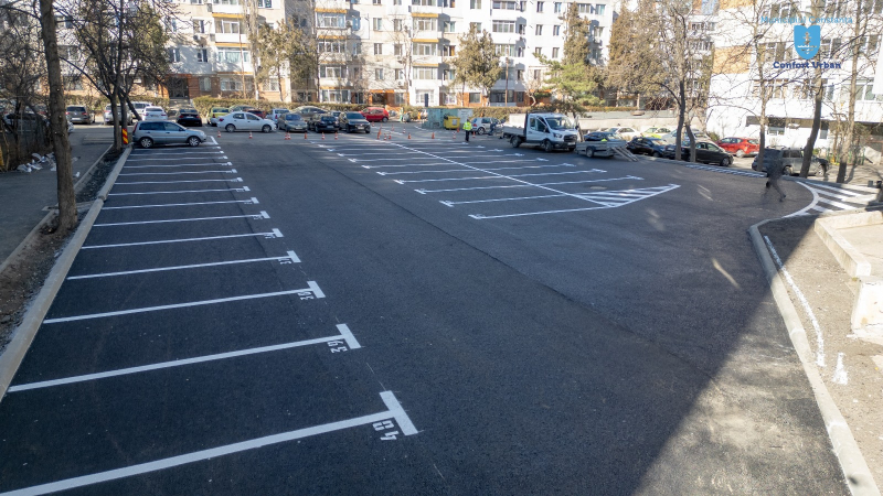 38 de noi locuri de parcare au fost amenajate în cartierul Tomis 3