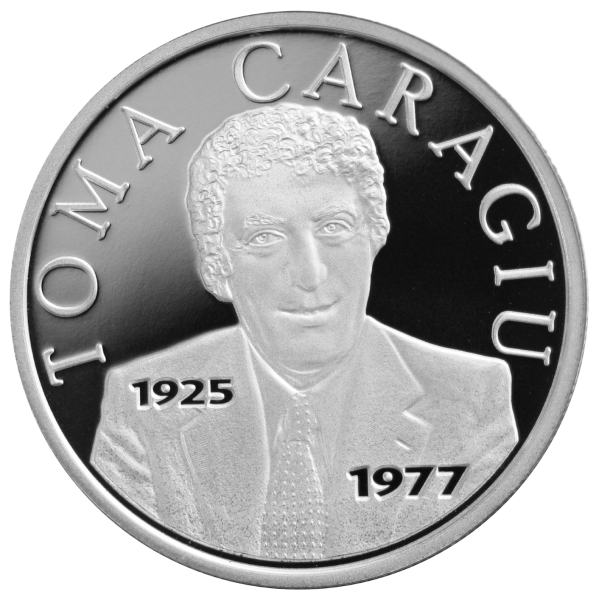 BNR lansează în circuitul numismatic o monedă din argint cu tema „100 de ani de la nașterea lui Toma Caragiu”