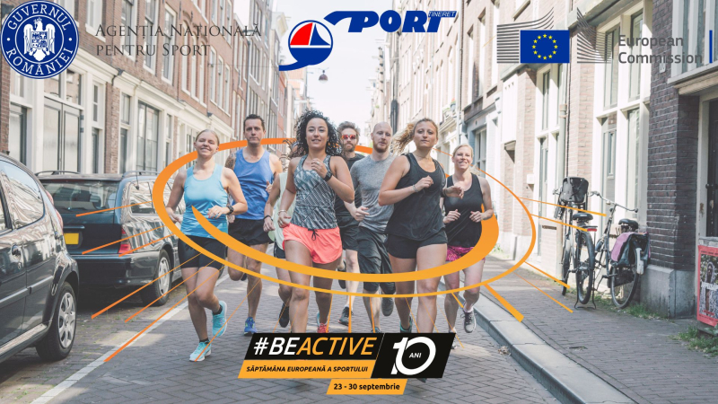#BeActive! Ediția 10 a Săptămânii Europene a Sportului 