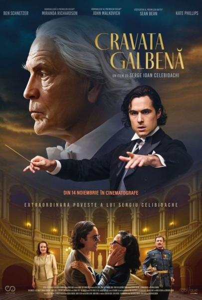 „Cravata galbenă” – povestea extraordinară a maestrului Sergiu Celibidache, pe marele ecran, la Centrul „Jean Constantin”